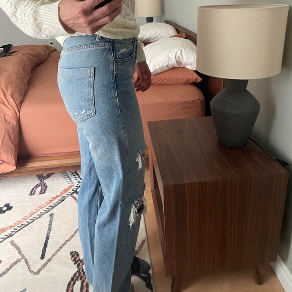 Zara Full Length, Wide Leg Jeans - Picture 2 of 3